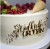 Dekor do BENTO CAKE złoty napis Słodkich Urodzin