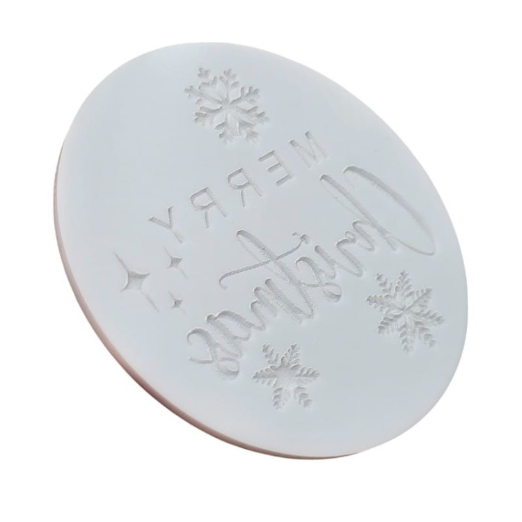 Stempel do masy cukrowej świąteczny MERRY Christmas