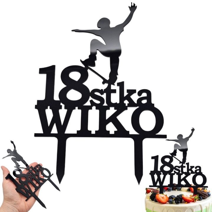 opper na urodziny z imieniem SKATE deskorolka