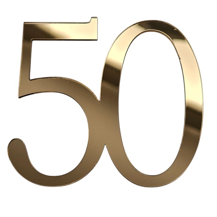 Dekoracja na tort DOWOLNA LIBCZA złote lustro