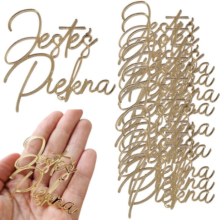 Zestaw dekorów MINI Dzień Kobiet - Jesteś Piękna 10szt