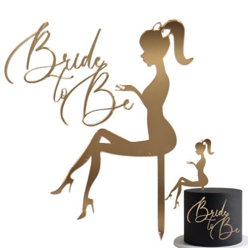 Zestaw dekoracji na wieczór panieński dekor Bride to Be + topper