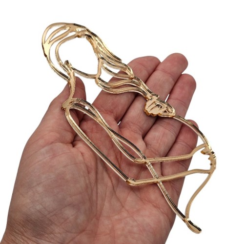 Złoty zestaw dekoracji na tort Oh Baby + kobieta w ciąży