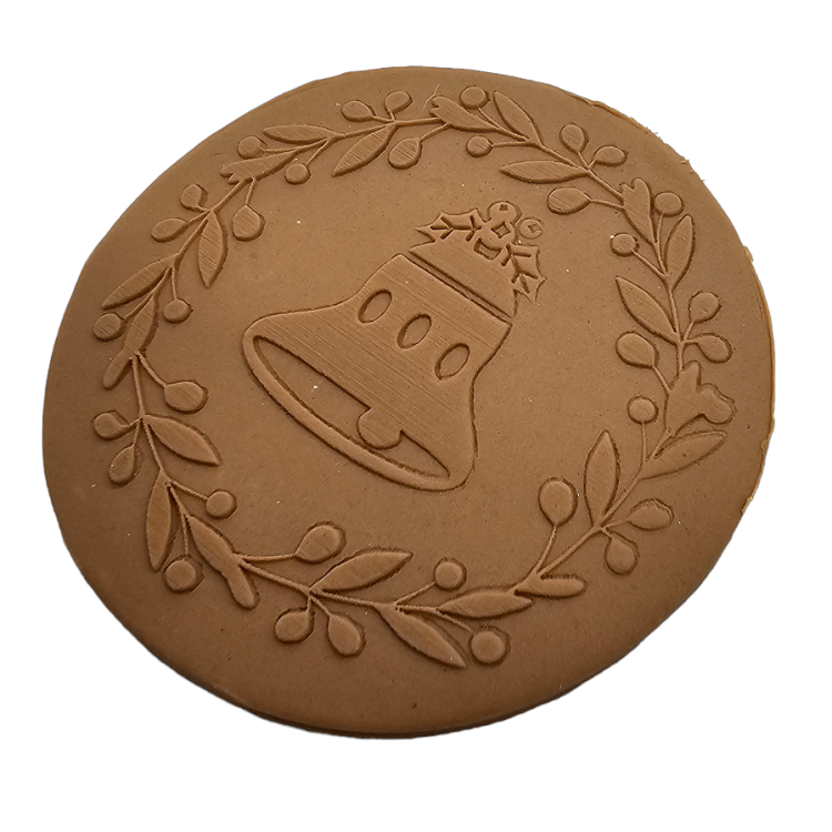 Stempel do masy cukrowej świąteczny motyw DZWONECZEK