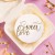 Dekor do BENTO CAKE złoty napis Sweet love
