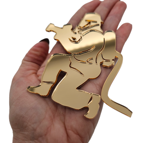 DEKOR STRAŻAK złote lustro